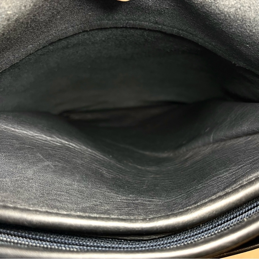 VTG Coach Black Whitney Handbag Crossbody Purse Shoulder Bag 4115 Hobo - Picture 13 of 15